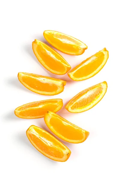 Orange Slices White Background Making Lemonade — Stock Photo, Image