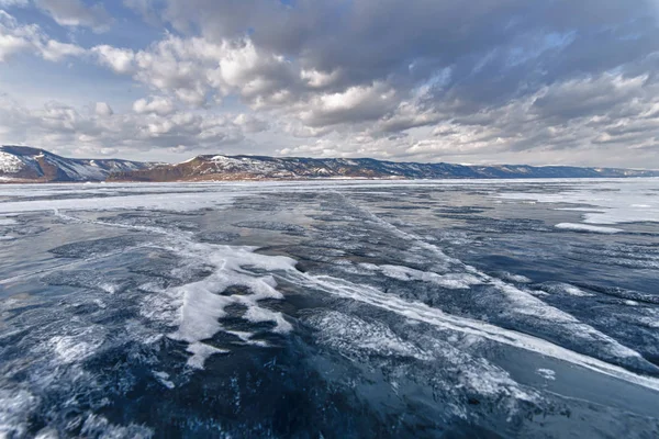 Hielo de Baikal — Foto de Stock