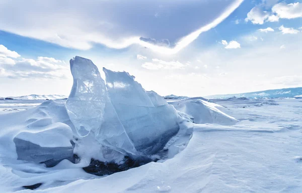 Hielo de Baikal — Foto de Stock