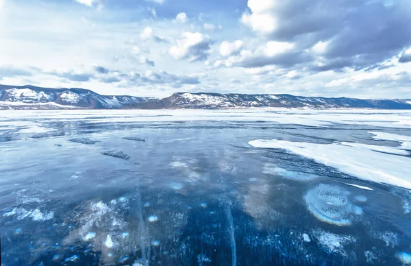 Hielo de Baikal — Foto de Stock