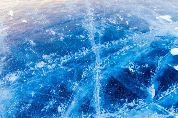 A Bajkál jég — Stock Fotó