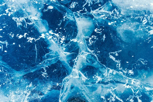 Байкальский лед Стоковое Изображение