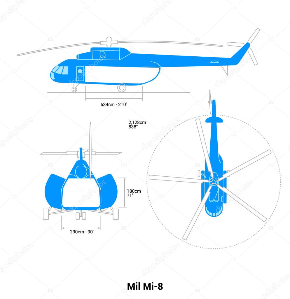 Mil Mi-8 helicopter. Cargo Aircraft Guide
