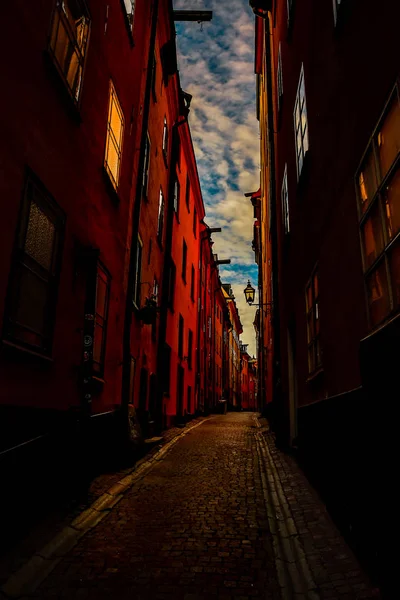 Old town Gamla Stan in Stockholm city, Sweden — Stock Photo, Image