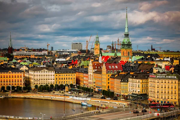 Stare Miasto, Gamla Stan w centrum Sztokholmu, Szwecja — Zdjęcie stockowe