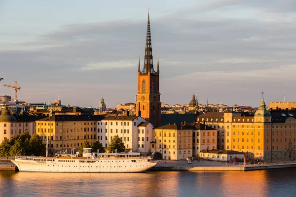 Cidade velha Gamla Stan na cidade de Estocolmo, Suécia — Fotografia de Stock