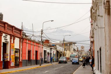 Bir şehrin merkezine: Arequipa, Peru - 2 Şubat 2018-