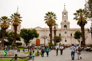 Bir şehrin merkezine: Arequipa, Peru - 2 Şubat 2018-