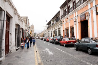 Bir şehrin merkezine: Arequipa, Peru - 2 Şubat 2018-