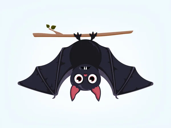 Vektorillustration Einer Fledermaus — Stockvektor