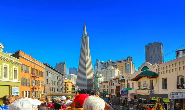 San Francisco Californie États Unis Octobre 2017 Les Touristes Explorent — Photo