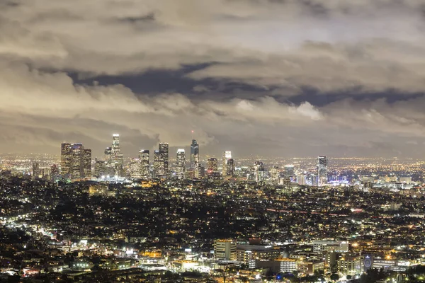 ロサンゼルス市夜景 — ストック写真