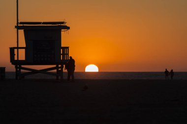 venice Beach günbatımı