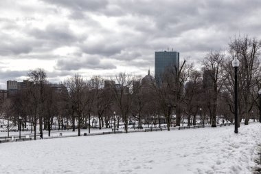 Boston Common kışın