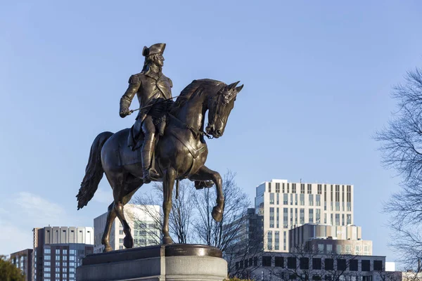 Estátua de George Washington Boston — Fotografia de Stock