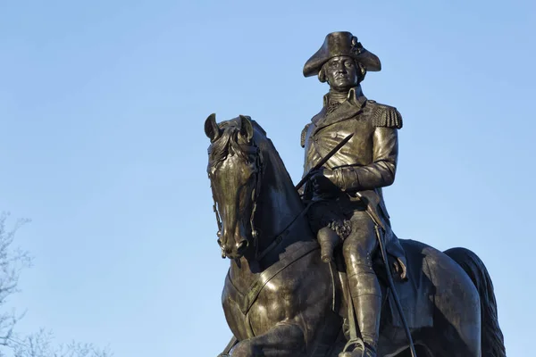 George Washington heykeli Boston — Stok fotoğraf