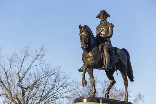 George Washington heykeli Boston — Stok fotoğraf