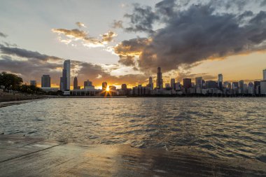 Günbatımı Chicago City