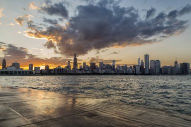 Günbatımı Chicago City