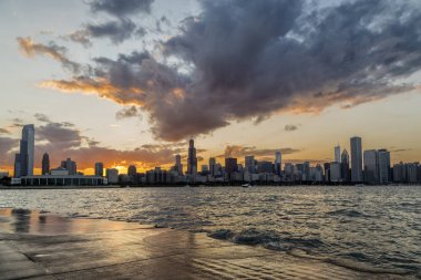 Günbatımı Chicago City