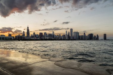 Günbatımı Chicago City