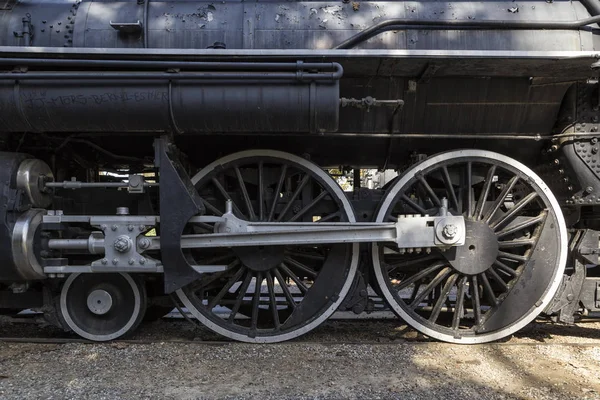 Колеса Старий Потяг — стокове фото