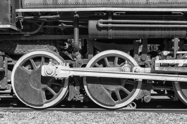 Eski Tren Tekerlekleri — Stok fotoğraf