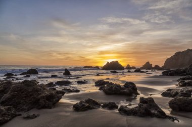Günbatımı El Matador Beach, California