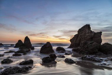 Günbatımı El Matador Beach, California