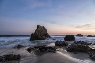 Günbatımı El Matador Beach, California
