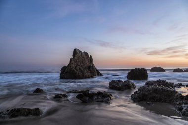 Günbatımı El Matador Beach, California