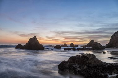 Günbatımı El Matador Beach, California