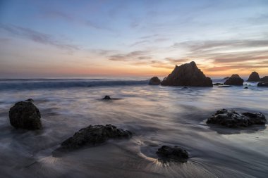 Günbatımı El Matador Beach, California