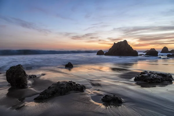 日落在 斗牛士海滩 加利福尼亚 — 图库照片