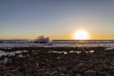 Gün batımı ile bir sıçrama