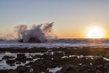 Gün batımı ile bir sıçrama