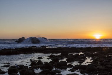 Gün batımı ile bir sıçrama