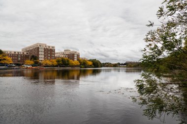 Massachusetts 'te Güzel bir Sonbahar Öğleden Sonrası 
