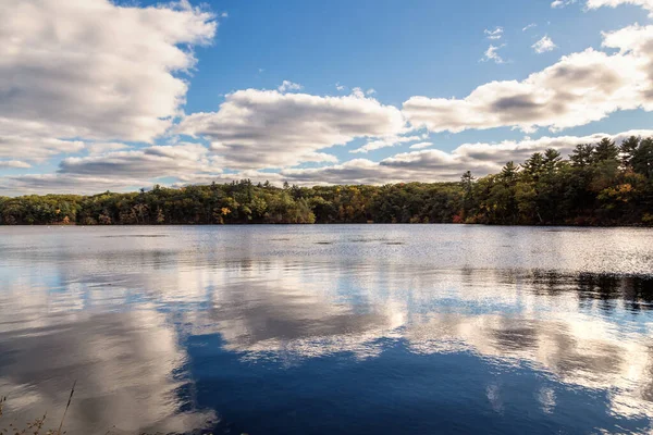 Piękne Popołudnie Jesieni Massachusetts — Zdjęcie stockowe