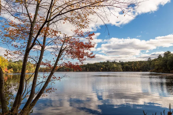 Ein Schöner Herbstnachmittag Massachusetts — Stockfoto