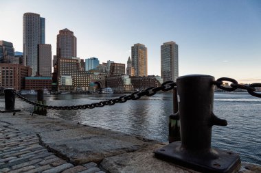 Boston Limanı 'ndan güzel bir manzara
