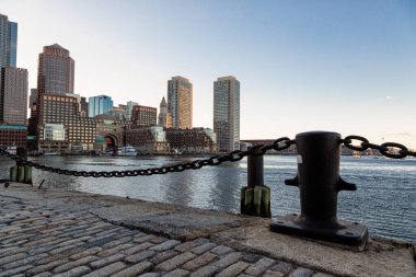 Boston Limanı 'ndan güzel bir manzara