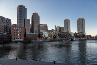 Boston Limanı 'ndan güzel bir manzara