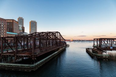 Boston Limanı 'ndan güzel bir manzara