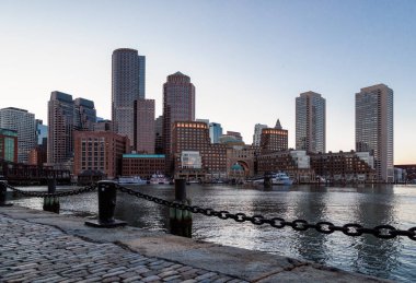 Boston Limanı 'ndan güzel bir manzara