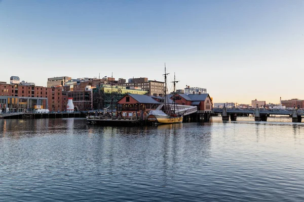 Boston Limanı Ndan Güzel Bir Manzara — Stok fotoğraf