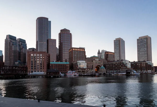 Una Hermosa Vista Desde Puerto Boston —  Fotos de Stock