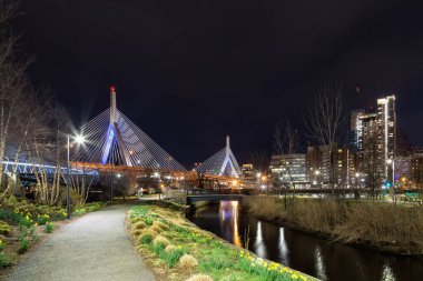 Leonard P. Zakim Bunker Hill Anıt Köprüsü, Boston, Massachusetts