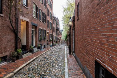 Beacon Hill, Boston 'da Bir Bahar Öğleden Sonra