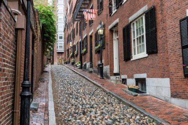 Beacon Hill, Boston 'da Bir Bahar Öğleden Sonra